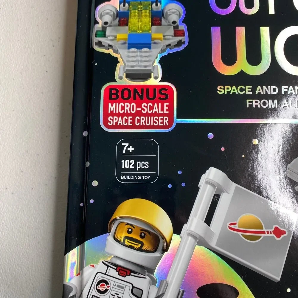Out of this World LEGO Book (Target exclusive) Hardback Book With Ship Build